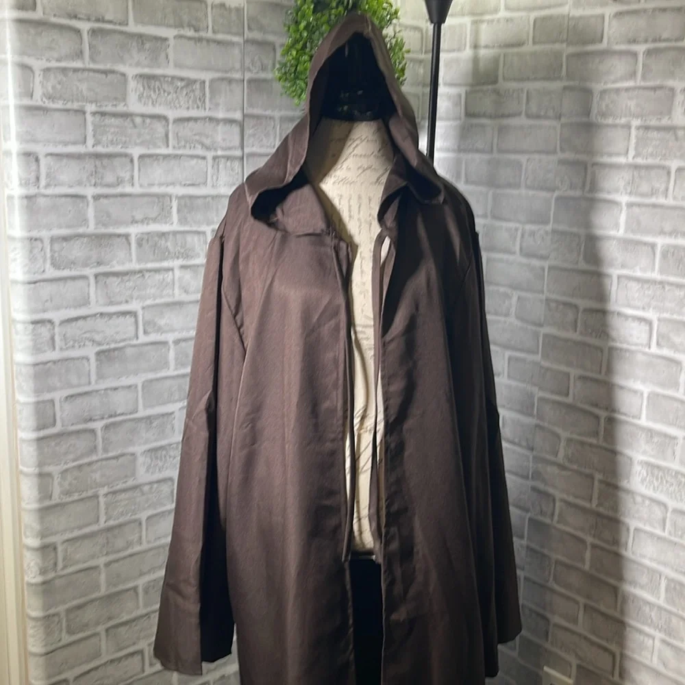 Men Tunic Hooded Robe Halloween costume - Picture 4 of 11